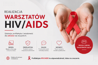Plakat informujący o warsztatach.